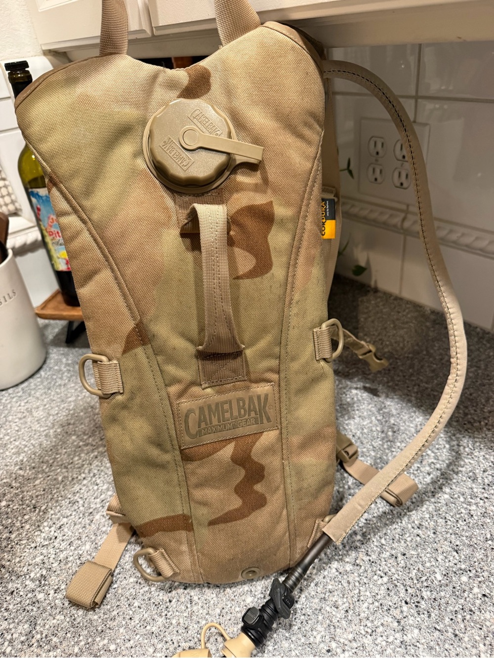 CamelBak Hydration Pack in Camo Tan